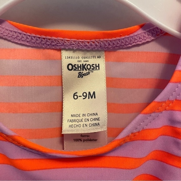 OshKosh B'gosh Baby Infant Girls Swimsuit Size 6-9 Months New Without Tags - Picture 7 of 7